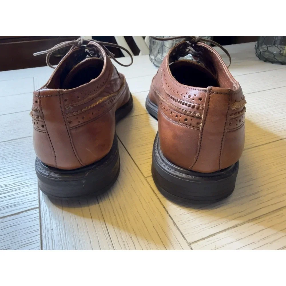 Sperry Top-Sider Mens Dress Casuals Wingtip Oxford Brown Lace Up‎ Shoes Sz 9.5 M